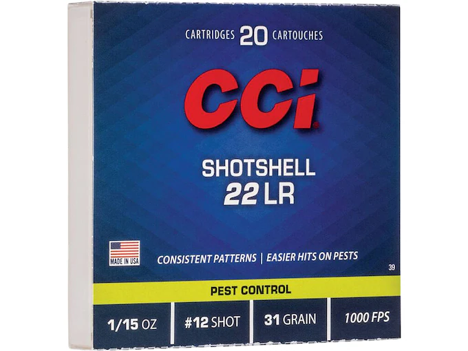 CCI Shotshell 22LR 31gr Lead Shot