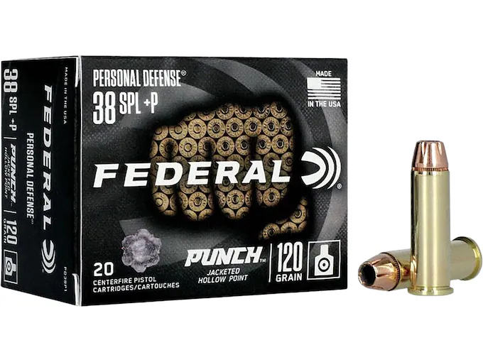 Federal Personal Defense Punch 38 Special +P 120gr