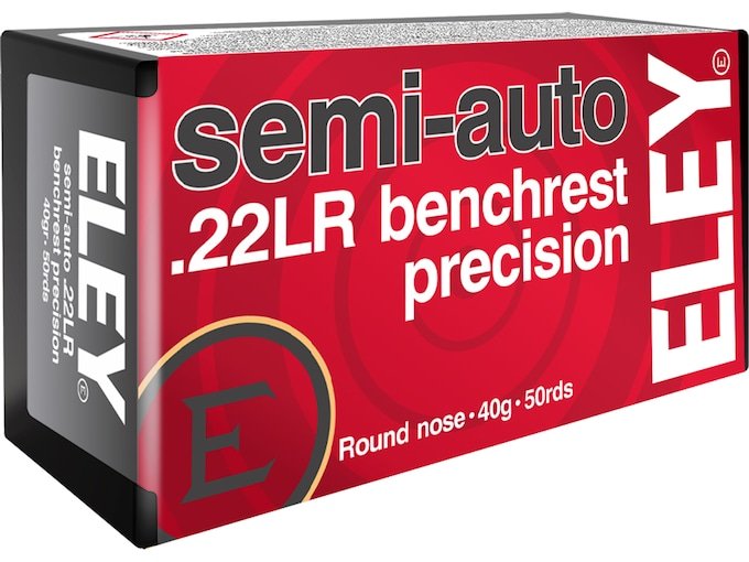 Eley Semi-Auto Benchrest Precision 22LR 40gr Round Nose
