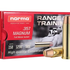 Norma Range & Training 357 Magnum 158gr FMJ 500rd