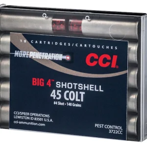 CCI Big 4 Shotshell 45 Colt (Long Colt) 140gr Lead Shot 200rd