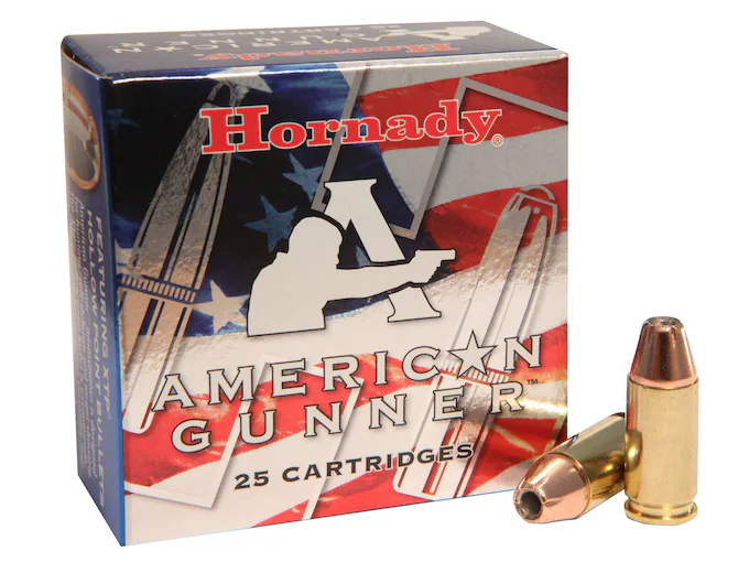 Hornady American Gunner 9mm Luger +P 124gr XTP JHP 500rd